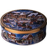 Jacobsen Butter Cookie Winter Village Tin