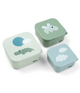 Done By Deer Snack Box Set Happy Clouds Green