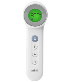 Braun Sensian7 Non-Contact Touch Forehead Thermometer with Age Precision