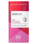 Giddy Yoyo Organic Chocolate Bar Raspberry