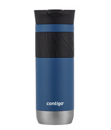 Contigo Byron 2.0 Insulated Stainless Steel Travel Mug with Grip Blue Corn