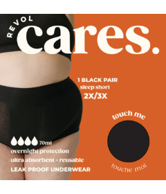 Revol Cares Period Sleep Short Black