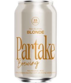 Partake Brewing Non-Alcoholic Beer Blonde