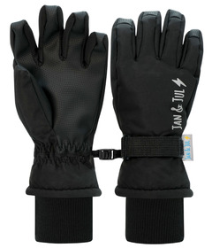 Jan & Jul Toasty-Dry Waterproof Snow Gloves Black