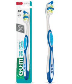 GUM Tooth & Tongue Brush Regular Soft