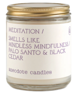 Anecdote Candles Glass Jar Candle Meditation