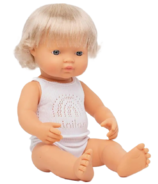Miniland Girl Doll aux cheveux blonds