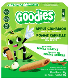 Goodies Apple Cinnamon Fruit Filled Bars