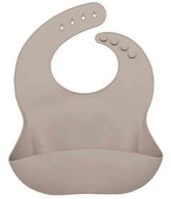 Loulou Lollipop Silicone Bib Mushroom