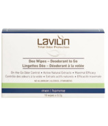 image of Lavilin Deodorant Wipes To Go For Men with sku:220007