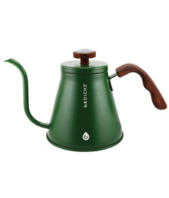 GROSCHE Marrakesh Gooseneck Pour Over Stovetop Kettle Forest Green