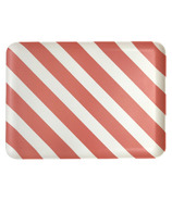 Xenia Taler Large Tray Red Stripes