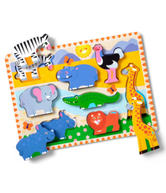 Melissa & Doug Safari Chunky Puzzle