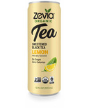 Zevia Organic Sweetened Black Tea Lemon