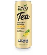 Zevia Organic Sweetened Black Tea Lemon