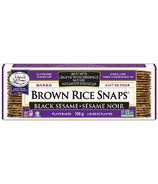 Edward & Sons Black Sesame Brown Rice Snaps 