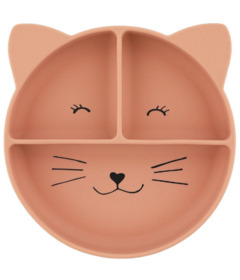 image of Trixie Silicone Divided Suction Plate Mrs. Cat with sku:328990