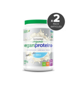 Protéines végétaliennes organiques fermentées Genuine Health + pack vanille 