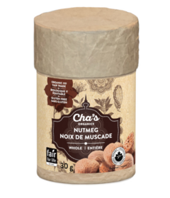 Cha's Organics Nutmeg Whole