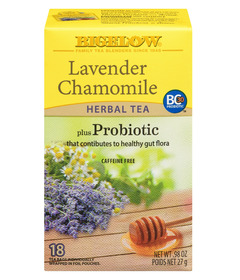 Bigelow Lavender Chamomile Herbal Tea Plus Probiotic