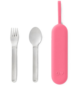 OmieLife OmieBox UP Pod & Utensil Set Blush