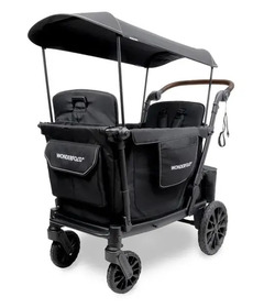 WonderFold L2 Double Stroller Wagon Black