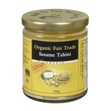Nuts To You Organic Fair Trade Sesame Tahini Small Nuts To You Organic Fair Trade Sesame Tahini Small