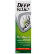 Deep Relief Menthacin Ultra Strength Dual Action Arthritis Relief Cream (Crème pour le soulagement de l'arthrite)