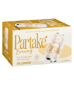 Partake Brewing Non-Alcoholic Beer Blonde