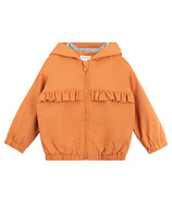 miles the label Girl Jacket Woven Orange