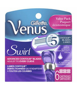 Gillette recharges de lames de rasoir pour femmes Venus tourbillon