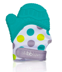 bbluv Gluv Teething Mitten Aqua