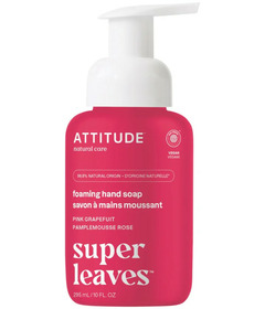 ATTITUDE savon moussant pour les mains pamplemousse rose