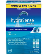 hydraSense gouttes pour la sécheresse oculaire, paquet double