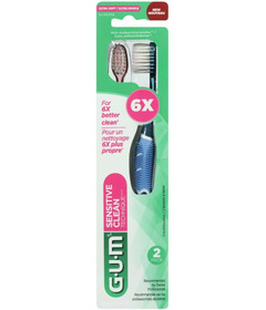 GUM Technique Sensitive Clean Compact Ultra Soft Toothbrush