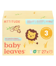 ATTITUDE Disposable Unscented Diapers