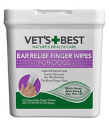 Vet's Best Dog Ear Relief Finger Wipes