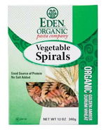 Eden Organic Golden Amber Durum Vegetable Spiral Pasta