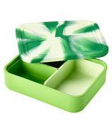 LunchBots Build-a-Bento Silicone Bento Box Tie Dye Green Sea Turtle
