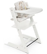Stokke Tripp Trapp High Chair White and Stars Silver Cushion and White Tray