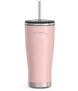 Thermos Icon Series Stainless Steel Cold Cup With Straw Sunset Pink