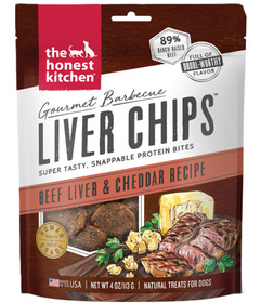 The Honest Kitchen Barbecue Liver Chips Beef Liver & Cheddar Recipe