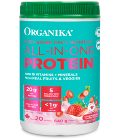 Organika Whey-Based Daily Nutrition All-In-One Protein Strawberry Shortcake