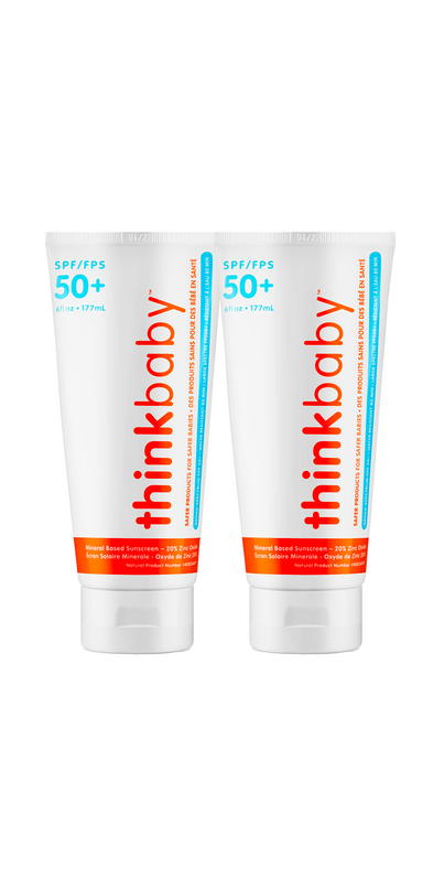 Buy thinkbaby Safe Sunscreen SPF 50+ Bundle from Canada at Well.ca ...