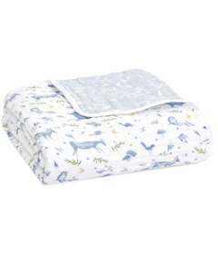 Aden + Anais Organic Dream Blanket Outdoors Sleepy Forest