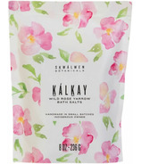 Skwalwen Botanicals Kalkay Rose sauvage et sels de bain d’achillée millefeuille