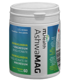 ITL Health AshwaMAG Ashwaganha + Magnesium Bisglycinate