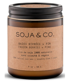 SOJA&CO. Soy Wax Candle Frozen Berries Pine