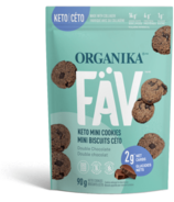 Organika mini biscuits double chocolat keto FAV