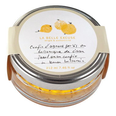 La Belle Excuse Pearl Onion Confit in Lemon Balsamic La Belle Excuse Pearl Onion Confit in Lemon Balsamic